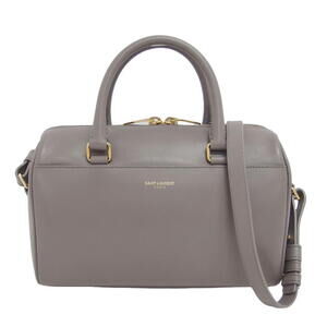 SAINT LAURENT Duffle Bag Shoulder Gray